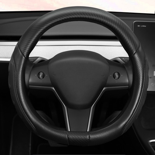 Black leather shaped car - black,