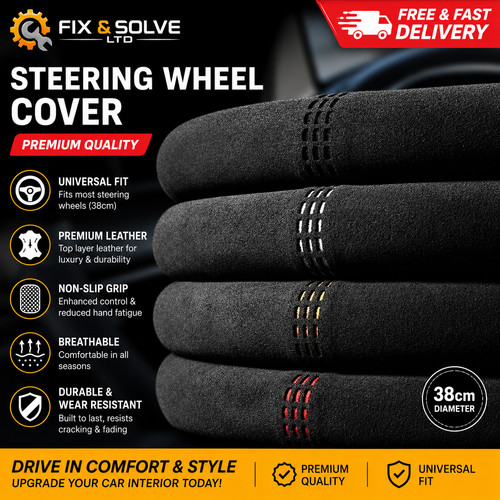 Alcantara suede auto steering - suede,
