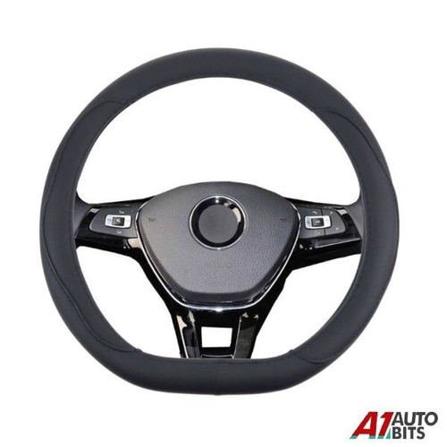 Black steering wheel cover - steering, d