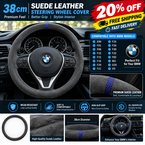 Alcantara suede auto steering - auto,