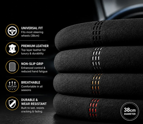 Alcantara suede auto steering - suede,